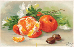 Fruits & Fleurs * Orange Oranges Noisettes Noisettes * CPA Illustrateur - Other & Unclassified