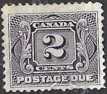 CANADA - 1906 - SEGNATASSE - CENT. 2 - USATO (YVERT TX 2 - MICHEL PD 2) - Segnatasse