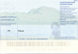 FRANCE / COUPON REPONSE INTERNATIONAL NEUF - Reply Coupons