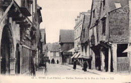 FRANCE - 35 - VITRE - Vieilles Maisons De La Rue De Paris - Carte Postale Ancienne - Vitre