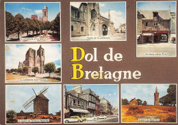 Dol De Bretagne * Souvenir De La Commune * Cp 7 Vues - Dol De Bretagne