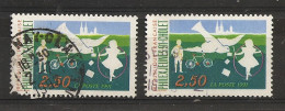 FRANCE / N° 2690 Et 2690b OBLITERE VELO SANS CADRE VOIR LE SCAN - Used Stamps