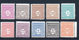FRANCE / N°620 à 629 1ère SERIE ARC DE TRIOMPHE NEUF ** - Unused Stamps