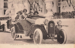 Biarritz * Concours De Beauté Automobile 10 HP MATHIS Matis * Mlle Simone KRIEGE * Reine De L'est Alsace * PUB Au Dos - Biarritz