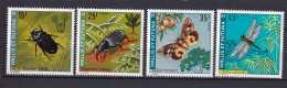 267 WALLIS Et FUTUNA 1974 - Yvert 185/88 - Insecte Papillon Libellule - Neuf ** (MNH) Sans Charniere - Unused Stamps