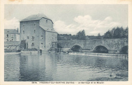 Fresnay Sur Sarthe * Vue Sur Le Barrage Et Le Moulin * Minoterie - Andere & Zonder Classificatie