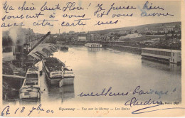 FRANCE - 51 - EPERNAY - Vue Sur La Marne - Les Bains - Carte Postale Ancienne - Epernay