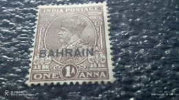 BAHRAIN-1934-37           1A         OVERPRİNTED BAHRAIN       UNUSED - Bahreïn (...-1965)