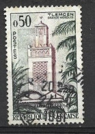France 1960 N 1238, (yv)serie Touristique , Mosquée De Tlemcen ,oblitéré Sans Trace De Charniére Cote Yv 0.20 E - Mezquitas Y Sinagogas
