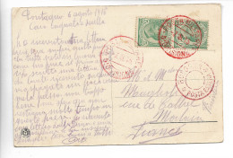 TIESTE Italie Guerre 14 18 CAD Rouge POSTA MILITARE 5° DIVISION + CAD Rouge BOLOGNA POSTA ESTERA 8/1915       ..G - Altri & Non Classificati