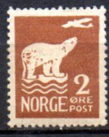 Norvége : Yvert N° 101* Ours - Ongebruikt