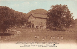 Concoules * Hôtel Du Mont Lozère René BEAUVIALA Propriétaire * Jeu De Boules Banquets Salle * Enfants Villageois - Autres & Non Classés