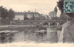 FRANCE - 54 - LUNEVILLE - Le Canal De La Vezouze - Cheval - Carte Postale Ancienne - Luneville