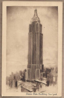 CPA USA - NEW YORK CITY - EMPIRE STATE BUILDING - TB PLAN SKYSCRAPER GRATTE CIEL CENTRE VILLE - Empire State Building