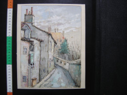 Peinture Aquarelle J Robert Semur En Auxois ? - Acuarelas