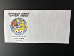 Cameroun Cameroon Kamerun 2002 Mi. 1245 - 1245 Blank FDC Football Fußball World Cup FIFA Coupe Monde Korea Japan Soccer - 2002 – Corea Del Sud / Giappone