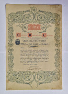 PORTUGAL - PORTO- C.P.C. - Companhia Portuguesa De Cortumes -Titulo De 1 Acção Nº18367- 100$00- 10MARÇ1923 - Industrie