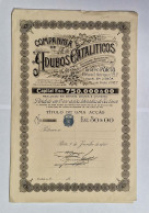 PORTUGAL- PORTO -Companhia De Adubos Cataliticos- Titulo De 1 Acção  50$00 - 1 De Junho De 1920 - Industrie