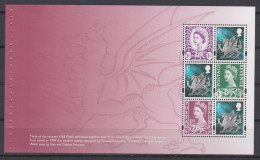 Booklet Pane DP394 ( Wales ) From DX43 Regional Definitives Prestige Booklet ~ Welch Pane - Noord-Ierland