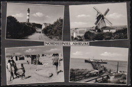 D-25946 Wittdün - Amrum - Alte Ansichten - Mühle - Anlegebrücke Mit Fähre - Leuchtturm - Stamp - Föhr