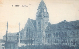 FRANCE - 57 - METZ - La Gare - Carte Postale Ancienne - Metz