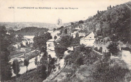 FRANCE - 12 - VILLEFRANCHE DE ROUERGUE - La Vallée De L'Aveyron - Carte Postale Ancienne - Villefranche De Rouergue