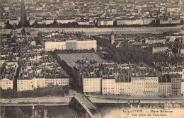 FRANCE - 69 - LYON - Place Belcour Vue Prise De Fourvière - Carte Postale Ancienne - Andere & Zonder Classificatie