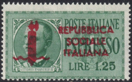 1,25 L. Verde Decalco MNH** - Eilsendung (Eilpost)