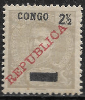 Portuguese Congo – 1910 King Carlos Overprinted REPUBLICA And CONGO - Congo Portugais