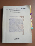 Antologia Delle Fonti, Institutiones - G. Polara - Ed. Cuem - Società, Politica, Economia