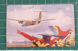 BRAZIL PHONECARD MILITARY AIRPLAIN - Brasilien