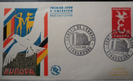 EUROPA CEPT FRANCE-1958 PREMIER JOUR FDC - 1958