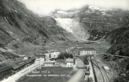 Gletsch Rhonegletscher Mit Galenstock - Lens