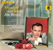 * LP *  JIM REEVES - MOONLIGHT AND ROSES (Germany 1964 EX!!) - Country & Folk