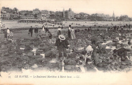 FRANCE - 76 - LE HAVRE - Le Boulevard Maritime à Marée Basse - LL - Carte Postale Ancienne - Non Classificati