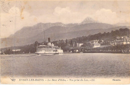 FRANCE - 74 - EVIANS LES BAINS - La Dent D'oche - Vue Prise Du Lac - LL - Carte Postale Ancienne - Evian-les-Bains