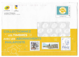 17998 -ENTIER POSTAL  La Poste Phil@poste  -  - CLUB PHILAPOSTE - ABONNEMENTS - International  250 Grs - - PAP: TSC En Semi-officiële Bijwerking