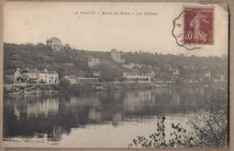 CPA 95 - LA FRETTE - Bords De Seine - Les Côteaux - PAVILLONS VILLAS Au Bord De L'eau Imprimé Illustré Oblitération - La Frette-sur-Seine