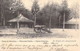 BELGIQUE - Camp De Beverloo - Place Des Palais - Canon D'alarme - Carte Postale Ancienne - Otros & Sin Clasificación