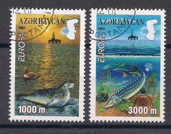 Cept 2001 Azerbaidjan Yvertn° 417-18 (o) Oblitéré Europa L' Eau Richesse - 2001