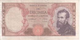 BANCONOTA DA L. 10.000 DI MICHELANGELO BUONARROTI - 10000 Liras