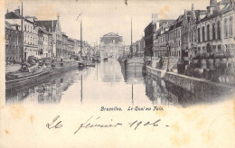 BELGIQUE - Bruxelles - Le Quai Au Foin - Carte Postale Ancienne - Otros & Sin Clasificación