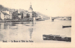 BELGIQUE - Dinant - La Meuse Et L'Hôtel Des Postes - Carte Postale Ancienne - Dinant