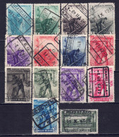 Belgien 1945 - Eisenbahnpaketmarken, Lot Aus Nr. 257 - 277, Gestempelt / Used - Afgestempeld