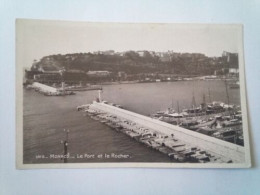 CPSM Monaco. Le Port Et Le Rocher - Hafen