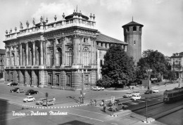 TORINO, PALAIS MADAMA, VOITURES ANNEE 60, TRAMWAY REF 7959 POU - Palazzo Madama