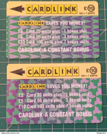 UNITED KINGDOM CARDLINK PHONECARD 2 CARDS - Collections