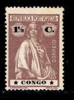 ! ! Congo - 1914 Ceres 1 1/2 C - Af. 102 - MH - Congo Portugais