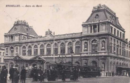 Bruxelles - Gare Du Nord - Circulé - Animée - TBE - Chemins De Fer, Gares