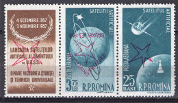 S2503 - ROMANIA ROUMANIE AERIENNE Yv N°75a+82a ** EXPO BRUXELLES - Unused Stamps